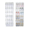 24 Pockets Over Door Hanging Shoe Rack Storage Hanger Holder Organiser Tidy UK