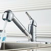 Modern Mono Kitchen Tap Dual Spout With Pull Out Spray Single Lever Chrome