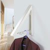 STAINLESS STEEL FOLDING WALL HANGER PORTABLE CLOTHES STORAGE ORGANISER