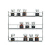 SPICE HERB JAR RACK HOLDER 2/3/4/5 TIER FOR KITCHEN DOOR CUPBOARD STORAGE / WALL