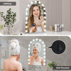 Hollywood Vanity Make Up Mirror with Lights 18-LED Tabletop Wall Metal 80x62cm