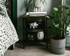 Industrial Style Side Table End Small Cabinet Vintage Bedside Unit Nightstand