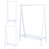 Large Wooden Clothes Rail Rack Garment Dress Hanging Display Stand Storage Shelf