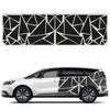 200x60cm Car Body Side Stickers Geometric Triangle Graphics Freestanding Decal