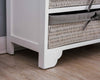 Vintage Retro Sideboard Cabinet 2 Door 2 Drawers Cupboard With Wicker Baskets