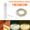 USB Rechargeable LED Strip Lights Wireless PIR Motion Sensor Closet Stairs Lamp
