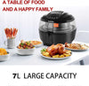 Digital Air Fryer 7L Multi Function Electric Hot Air Fryer 1400w