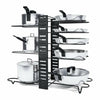 8 Tier Cupboard Kitchen Cabinet Storage Organiser Rack Stand Pan Pot Holder NEW