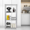 Kitchen Bathroom 4-Tier Heavy Duty Metal Storage Rack Organizer Shelving Unit