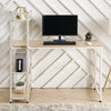 Home Wood Computer Desk PC Laptop Table Office Study Simple Workstations Shelves