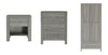 Chest of Drawers Wardrobe Bedside Nightstand Cabinet Bedroom Furniture 3 Pc Set