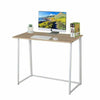 Foldable Computer Desk Study Table PC Laptop Workstation Metal Legs Home Office