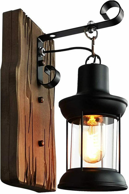 Retro Wall Lamp Light Shade Ceiling Vintage Industrial Sconce Fixture Rustic