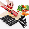 6 Blades Mandoline Slicer Vegetable Cutter Potato Onion Carrot Grater Chopper UK