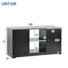Modern Unit Wooden TV Cabinet Stand Unit Table With Shelves Cupboard Furniture