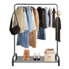 UK 4ft Heavy Duty Clothes Rail Home Shop Garment Hanging Coat Display Stand Rack