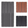 11 Pack 30x30cm Mosaic Garden Patio Interlocking Composite Decking Floor Tiles