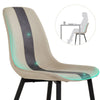 Mondeer Dining Chairs Set 2/4/6 Fabric Upholstered Seat Metal Legs Dining Room
