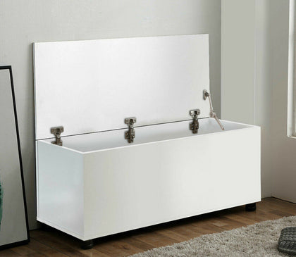 Ottoman Storage Box Chest Bench Seat Toy Bedding/Blanket/Clothes Trunk Organiser