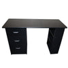 Computer Desk 3 Drawer PC Dressing Table Black White Beech Dark Walnut Redstone