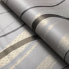 3D Curve Stripe Wallpaper Roll Non-Woven Wall Sticker Vinyl Textured Decals Deco