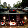 4.3'' HD Dual Lens Car DVR Dash Cam Front and Rear Mirror Camera Video Recorder