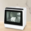 Table Top Mini Dishwasher 6-Program Freestanding 5L Dish Cleaner LED Dish Basket