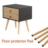 Bedside Table Nightstand Cabinets with 2 Drawers Bedroom Furniture Storage MDF