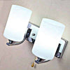 Single/Double Head Glass Indoor Wall Light Sconce Lamp +Free LED Bulb Warm White