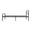 Austin Metal Bed Frame 3ft Single Size Solid Bedstead Base Headboard Black