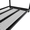 2 Tier Coffee Table Industrial Wooden Rectangle Living Room Table Metal Shelf