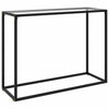 Slim Hallway Console Table Glass Metal Narrow Modern Side Sofa Industrial Stand
