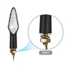 4X Motorcycle Mini Turn Signal Lights Amber Indicator Lamp M10 Universal 12V