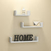 Set Of 3 U-shaped Wall Mounted Shelf Unit Storage Display Shelf Kit Living Room
