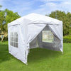 Gazebo Pop-up Marquee Canopy Garden Wedding Party Tent Water-Resistant 3 Size