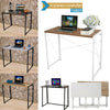 Folding Computer Desk Wooden Foldable Study Table Laptop PC Table Home Office