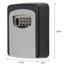 OUTDOOR SECURITY WALL MOUNTED KEY SAFE BOX CODE SECURE LOCK STORAGE 4 Digit UK