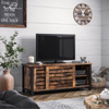 INDUSTRIAL Style TV Unit Stand Vintage Rustic Sideboard Storage Media Cabinet