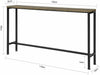 Slim Hallway Console Table Industrial Narrow Sofa End Side Unit Entryway Stand