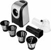 Electric Salad Maker Slicer Fruit Cutter Vegetable Grater Chopper 4 Cones Dicer