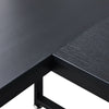 Black Computer Desk L Shape Home Office Desks Large PC Workstation Corner Table