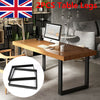 2PACK/Set Industrial Black Metal Table Legs Steel Furniture Stand for Bench/Desk