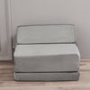 Single Double Fold Out Chair Z Bed Futon Couch Sleepover Guest Mattress Washable