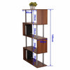 Wooden S Shape Lounge Storage Display Unit Bookcase Bookshelf