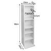 DVD Storage Tower Rack CD unit shelf organizer archieve wood black White