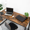 HOOBRO Computer Desk Large Office Desk 140 x 60 x 76 cm Writing Desk Workstation
