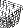 2pcs Iron Storage Basket Metal Wire Mesh Basketry Bathroom kitchen Tray Desk UK