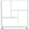 5 Units Storage Shelf Bookcase Home Display w/ Melamine Surface White