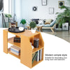Bedside Table Side End Cabinet With Shelves Unit Storage Bedroom Nightstand