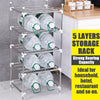 5 Tier Kitchen Shelf 86cm Cupboard Storage Support Pantry Stand Organiser Rack